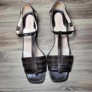 Silvia Fiorentina Lizard Skin Low Heels